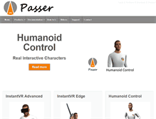 Tablet Screenshot of passervr.com